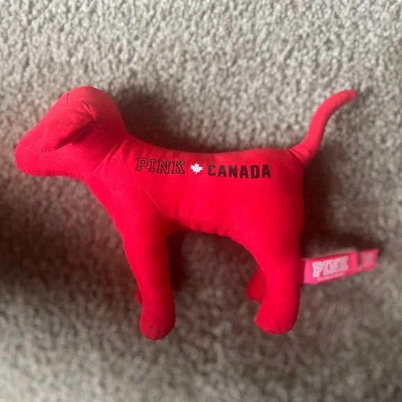 *RARE* Victoria’s Secret PINK Canada mini dog NWT - Picture 1 of 7
